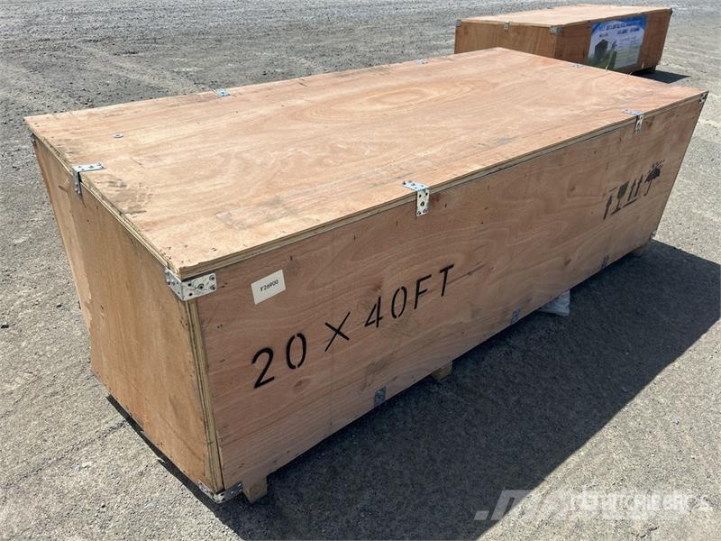  SKLP SK-SC40 20 ft x 40 ft All-Steel Carport (Unus Teräsrunkorakennukset