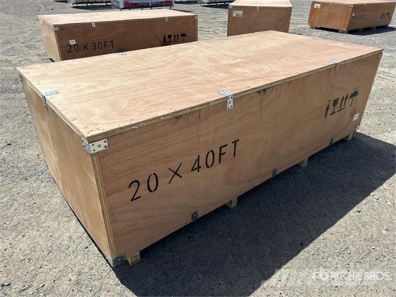 SKLP SK-SC40 20 ft x 40 ft All-Steel Carport (Unus Steel frame buildings