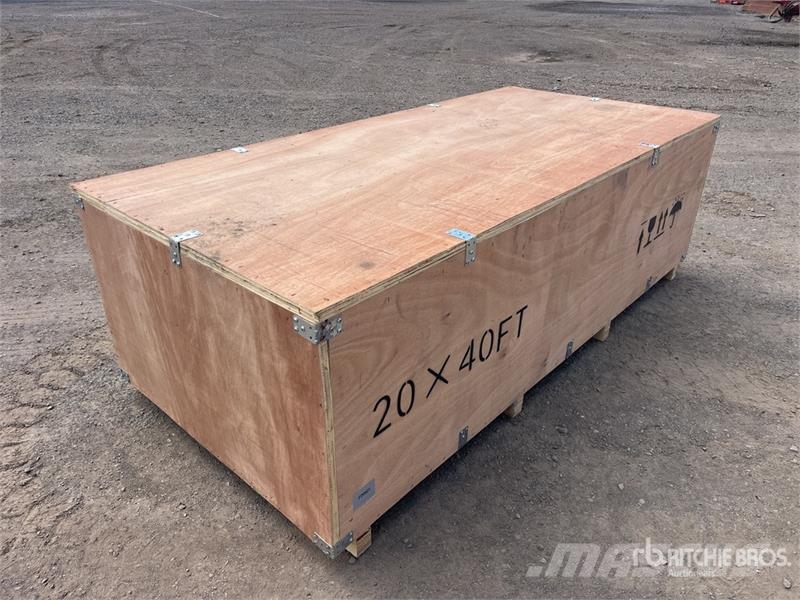  SKLP SK-SC40 20 ft x 40 ft All-Steel Carport (Unus Edificación de acero