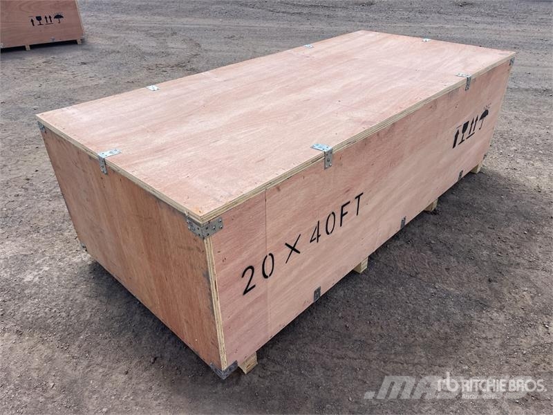 SKLP SK-SC40 20 ft x 40 ft All-Steel Carport (Unus Edificación de acero