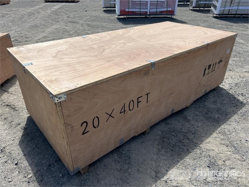 SKLP SK-SC40 20 ft x 40 ft All-Steel Carport (Unus Teräsrunkorakennukset