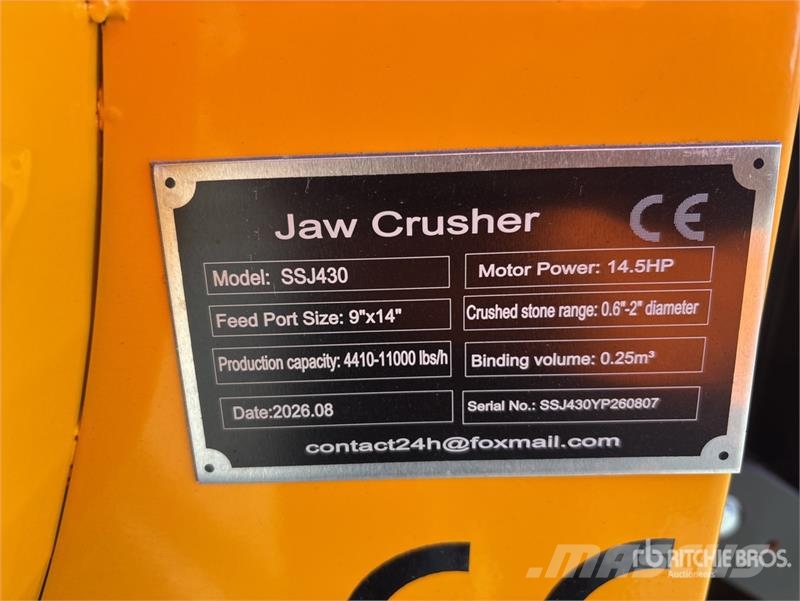 SKLP SK-SSJ430 Jaw Crusher (Unused) Дробилки