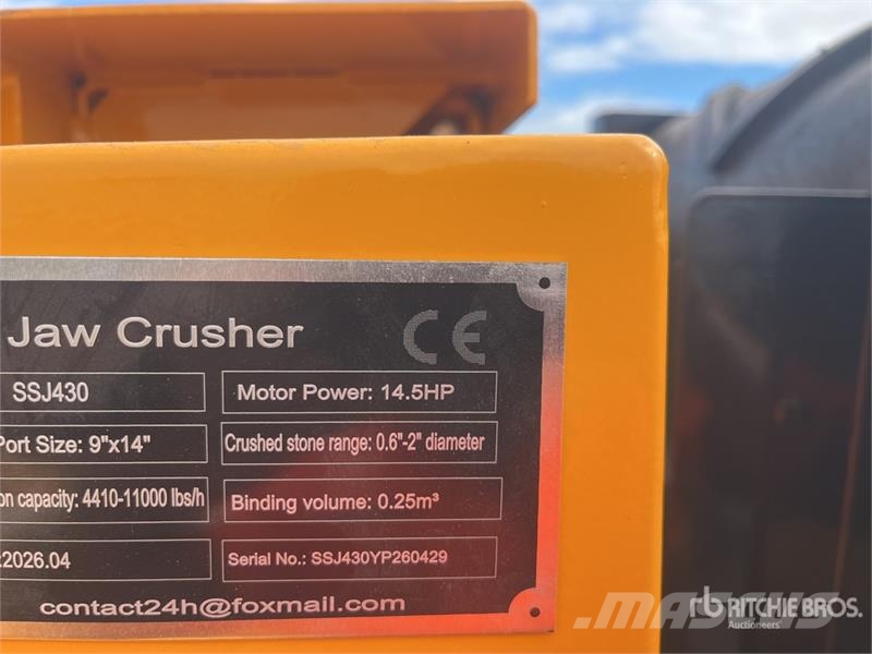  SKLP SK-SSJ430 Tracked Jaw Crusher (Unused) جراشات
