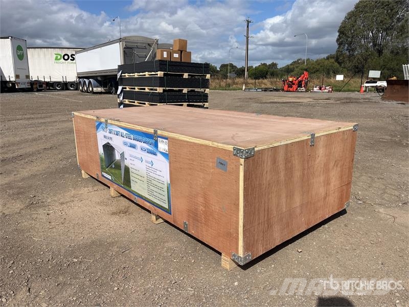 SKLP SK-ZP20 20 ft x 30 ft All-Steel Enclosed Carp Edificación de acero