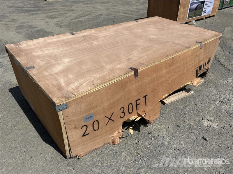 SKLP SK-ZP20 20 ft x 30 ft All-Steel Enclosed Carp Teräsrunkorakennukset
