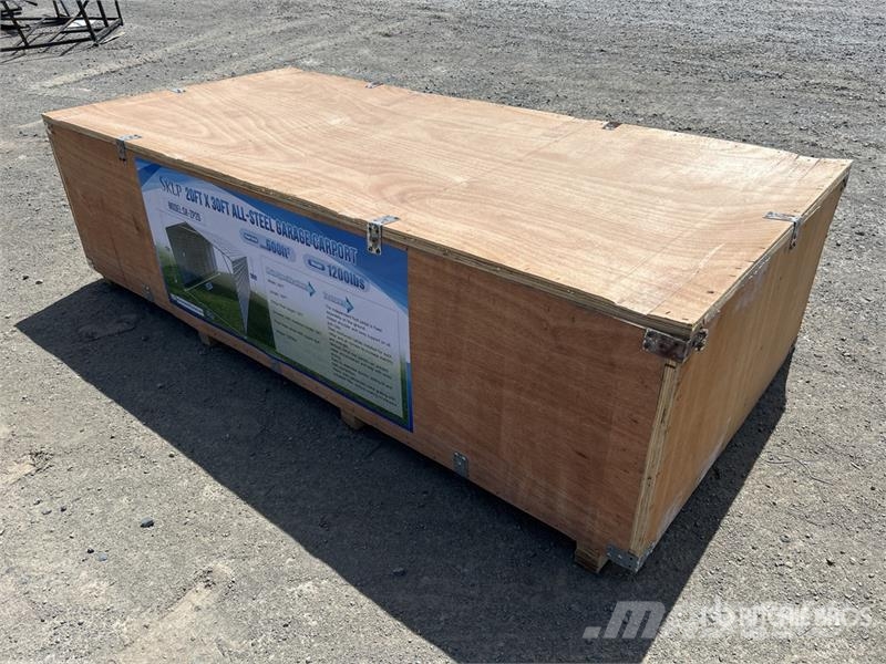 SKLP SK-ZP20 20 ft x 30 ft All-Steel Enclosed Carp Teräsrunkorakennukset
