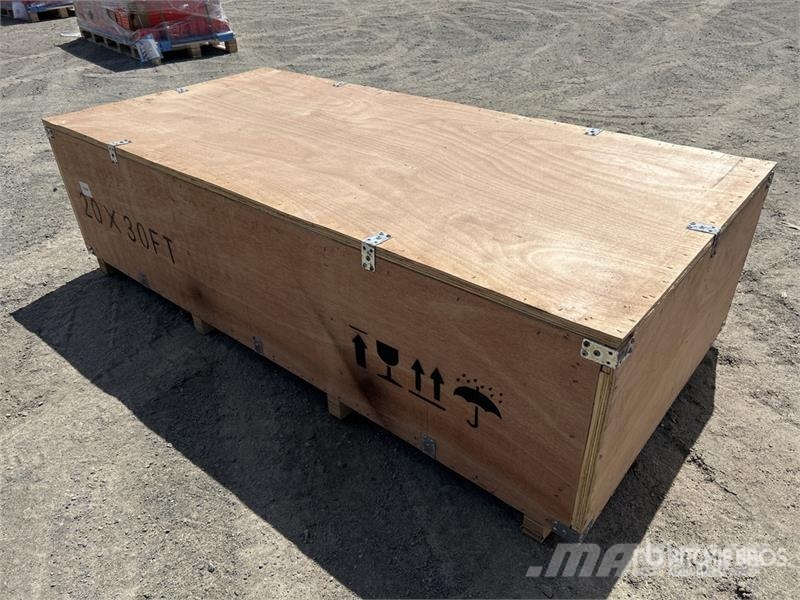SKLP SK-ZP20 20 ft x 30 ft All-Steel Enclosed Carp Teräsrunkorakennukset