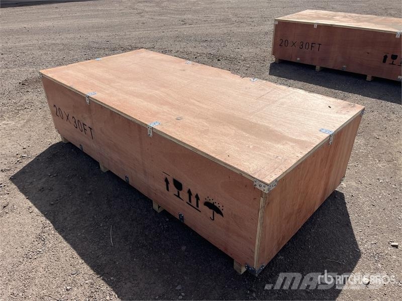SKLP SK-ZP20 20 ft x 30 ft All-Steel Enclosed Carp Edificación de acero