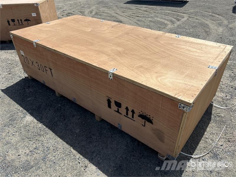 SKLP SK-ZP20 20 ft x 30 ft All-Steel Enclosed Carp Teräsrunkorakennukset