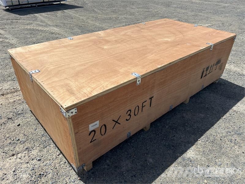 SKLP SK-ZP20 20 ft x 30 ft All-Steel Enclosed Carp Teräsrunkorakennukset