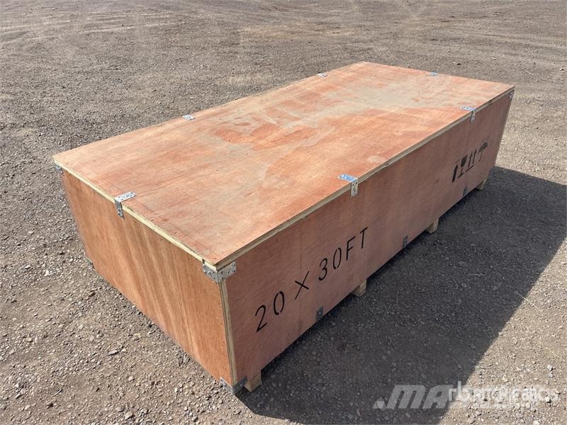  SKLP SK-ZP20 20 ft x 30 ft All-Steel Enclosed Carp Edificación de acero