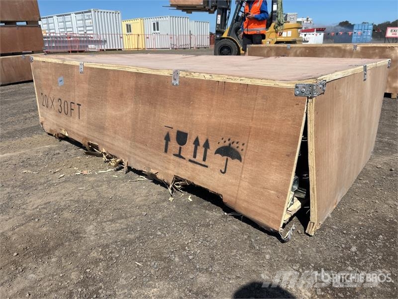SKLP SK-ZP20 20 ft x 30 ft All-Steel Enclosed Carp Edifícios com estrutura de aço