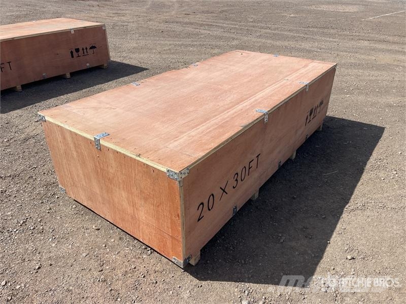 SKLP SK-ZP20 20 ft x 30 ft All-Steel Enclosed Carp Edificación de acero