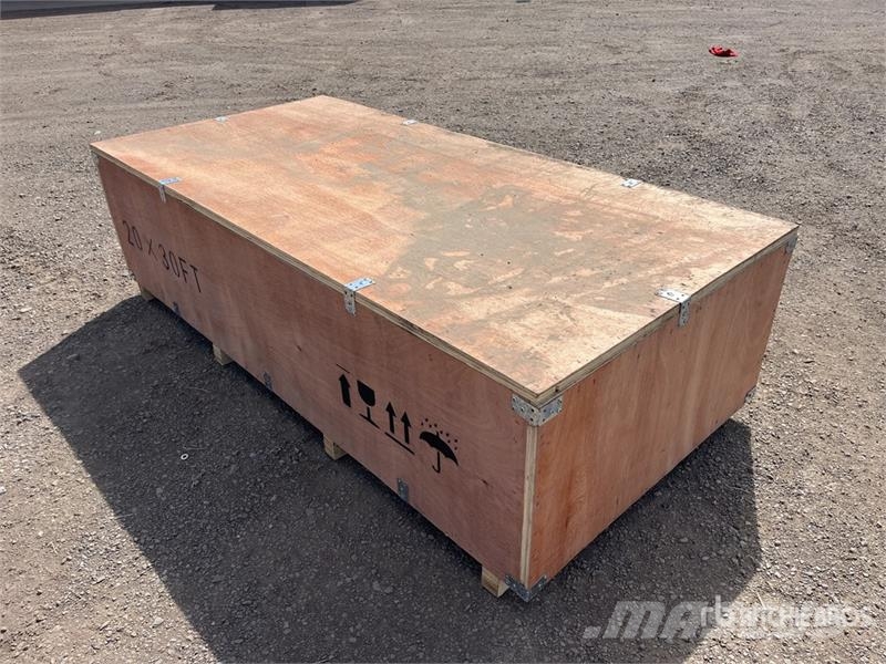  SKLP SK-ZP20 20 ft x 30 ft All-Steel Enclosed Carp Edificación de acero