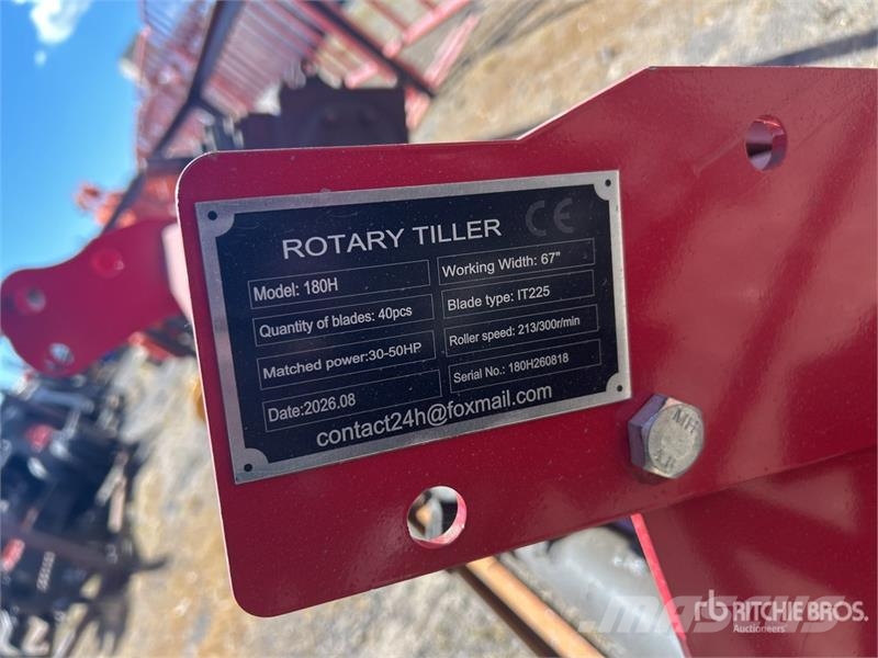 SKLP SK180 3-Point 70 In Rototiller (Unused) Rotorharver/ jordfresere