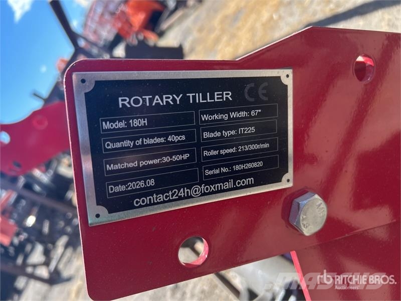 SKLP SK180 3-Point 70 In Rototiller (Unused) Rotorharver/ jordfresere
