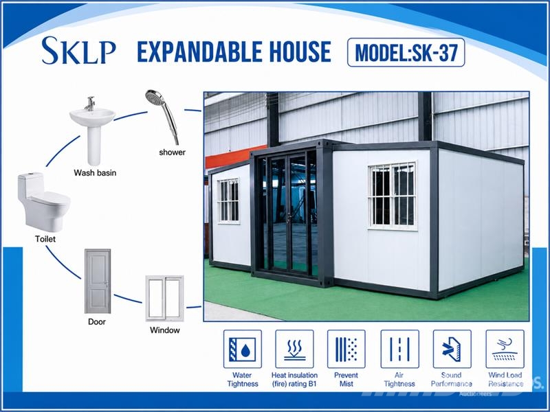 SKLP SKH20 Folding Storage Building (Unused) Telai in acciaio