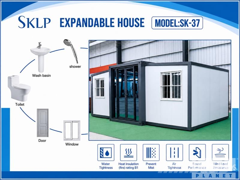 SKLP SKH20 Folding Storage Building (Unused) Stålrammmer
