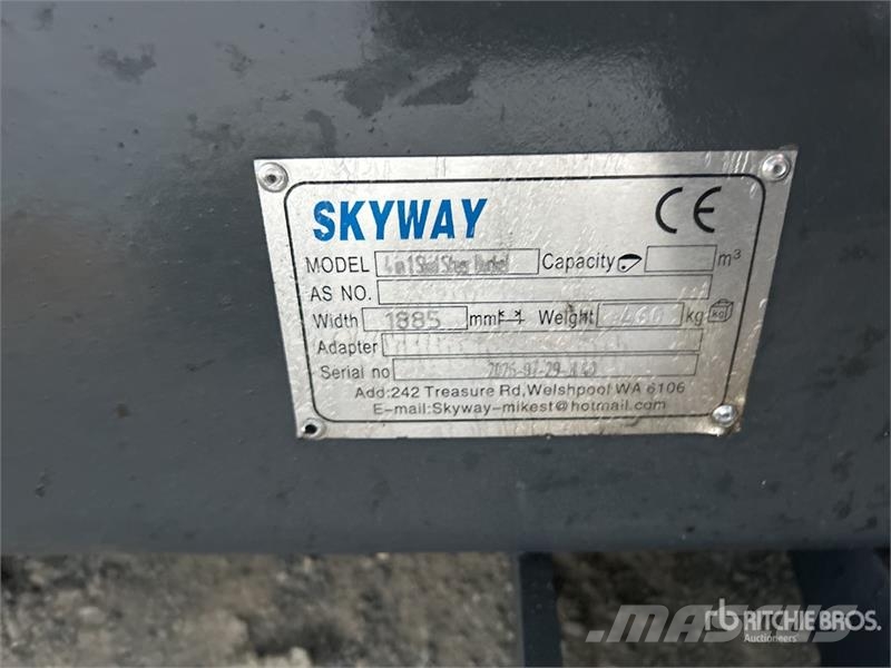 Skyway WBCT-4IN1 1885 mm Multi-Purpose Skid Steer Buckets