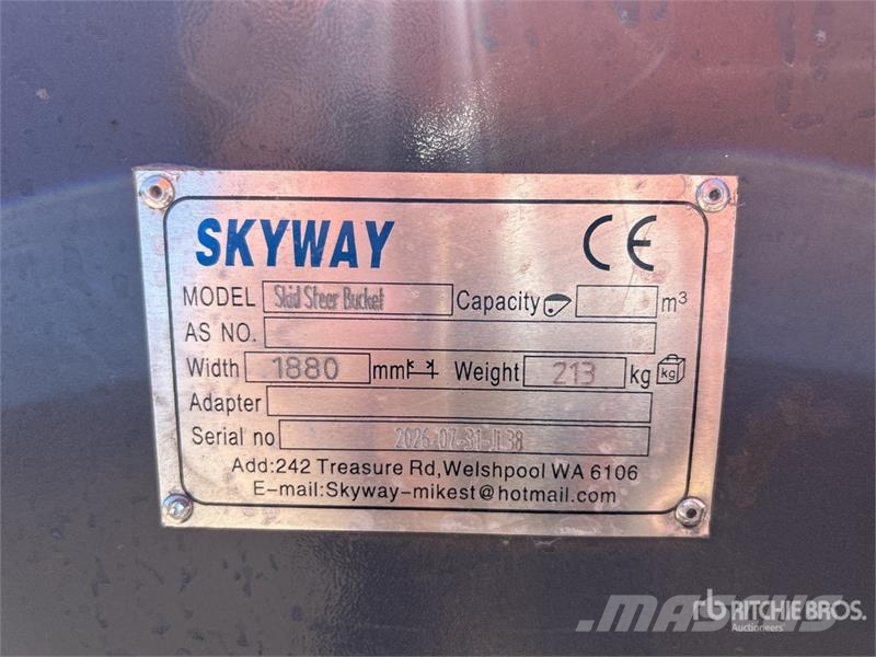  Skyway WSSGB-2000 1880 mm General Purpose Skid Ste Buckets