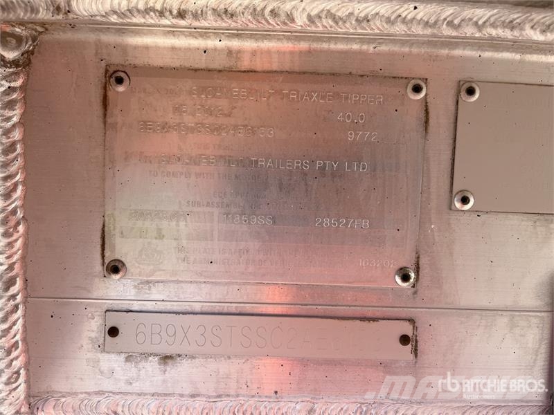 Sloanebuilt 10.9 m Tri/A End Dump Trailer Самосвальные прицепы