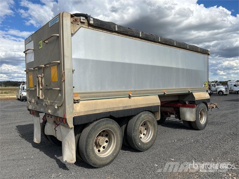  Sloanebuilt 6 m Super Dog End Dump Trailer Самоскиди