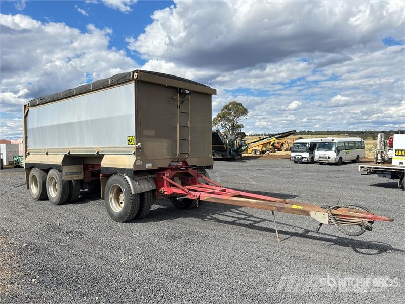  Sloanebuilt 6 m Super Dog End Dump Trailer Самоскиди