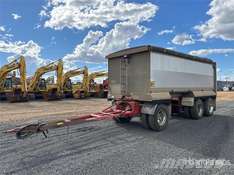  Sloanebuilt 6 m Super Dog End Dump Trailer Самоскиди