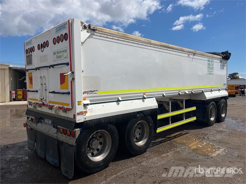 Sloanebuilt 7.8 m Quad Dog End Dump Trailer Самоскиди
