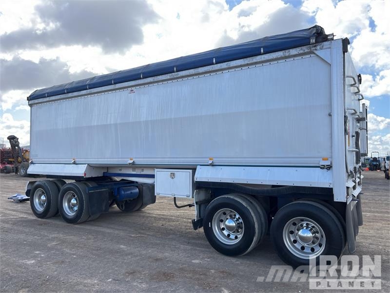 Sloanebuilt 7.8 m Quad Dog End Dump Trailer Bañera