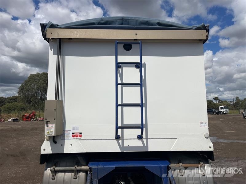 Sloanebuilt 7.8 m Quad Dog End Dump Trailer Самоскиди