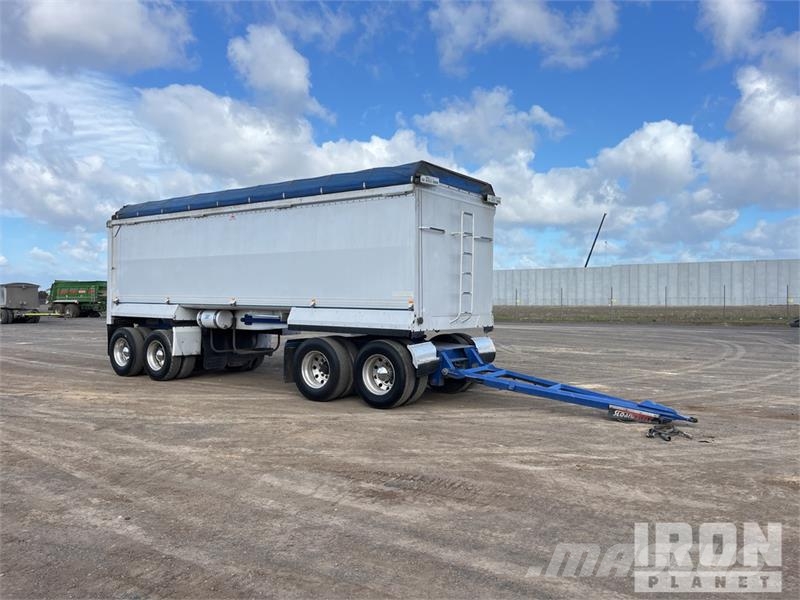 Sloanebuilt 7.8 m Quad Dog End Dump Trailer Bañera