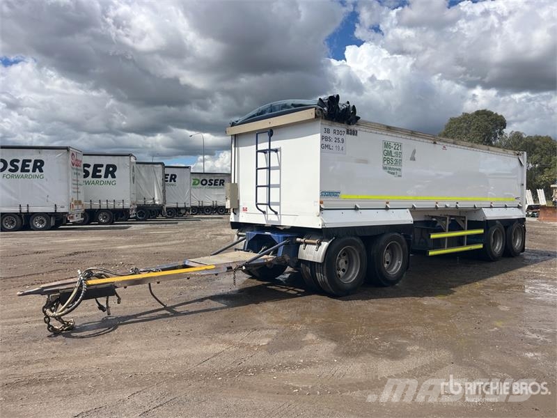 Sloanebuilt 7.8 m Quad Dog End Dump Trailer Самоскиди
