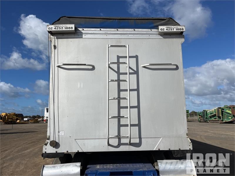 Sloanebuilt 7.8 m Quad Dog End Dump Trailer Bañera