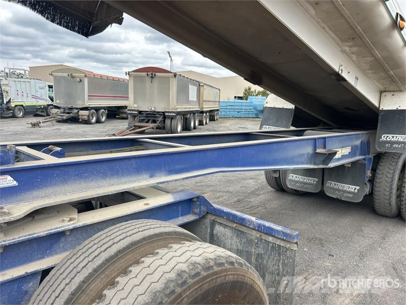 Sloanebuilt 8.2 m Quad Dog End Dump Trailer Tipphengere