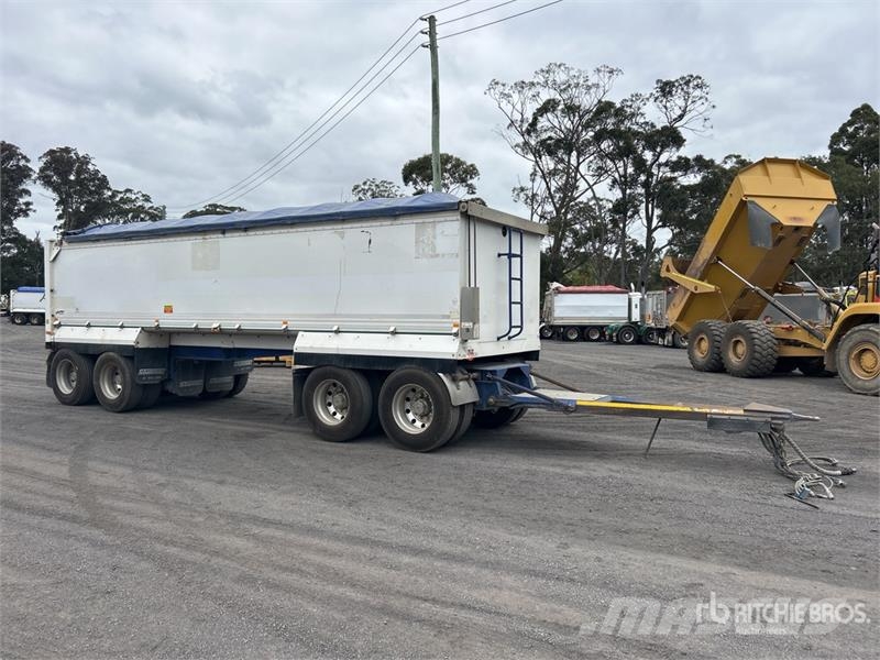 Sloanebuilt 8.2 m Quad Dog End Dump Trailer Tipphengere