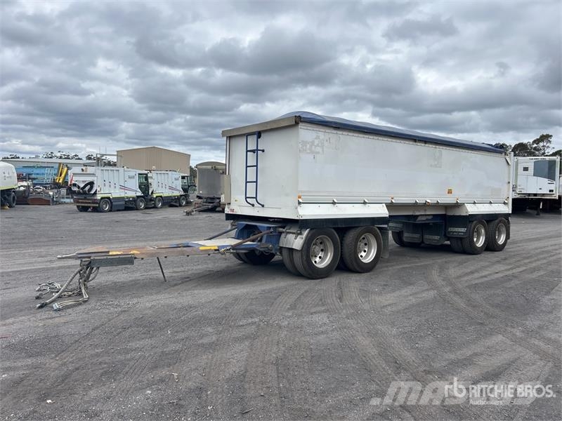 Sloanebuilt 8.2 m Quad Dog End Dump Trailer Tipphengere