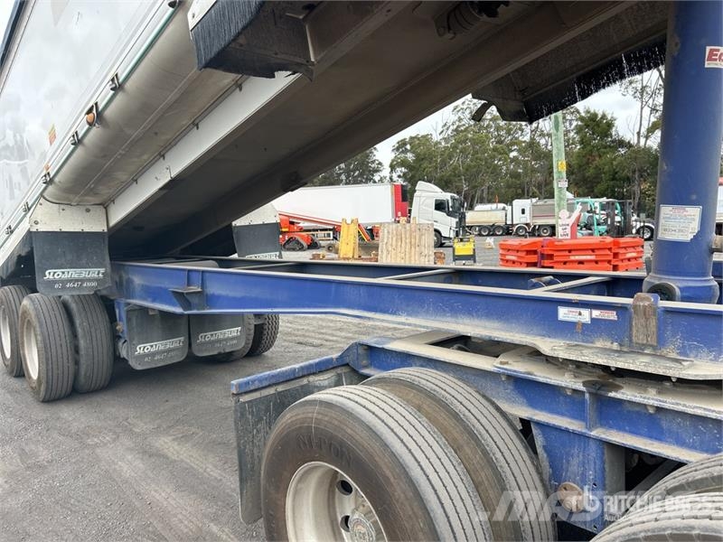 Sloanebuilt 8.2 m Quad Dog End Dump Trailer Tipphengere