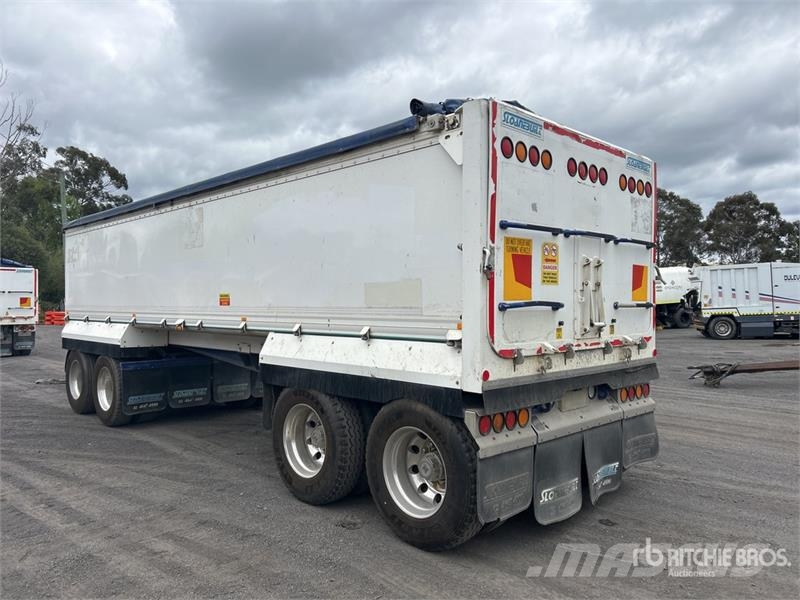 Sloanebuilt 8.2 m Quad Dog End Dump Trailer Tipphengere