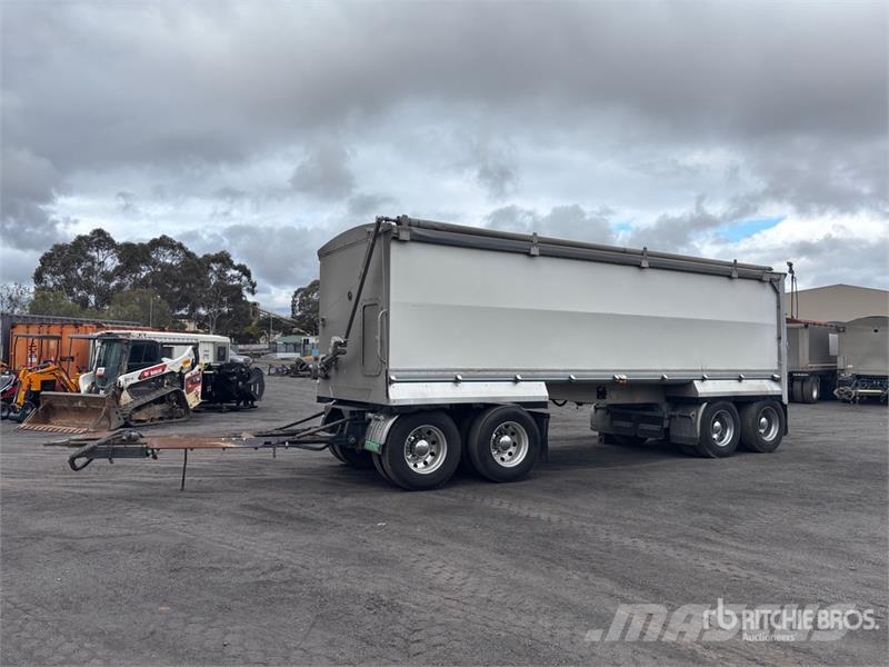 Sloanebuilt 8 m Quad Dog End Dump Trailer Bañera