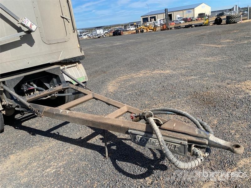 Sloanebuilt 8 m Quad Dog End Dump Trailer Bañera
