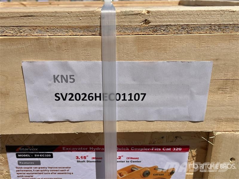  STARVOX SV-EC320 Excavator Hydraulic Quick Coupler Redskapsfäste/ adaptrar