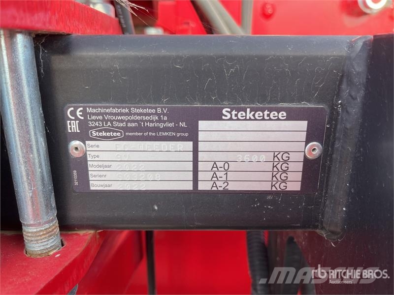 Steketee EC-Weeder 12 m 3-Point 9V Inter-Row Mechanical Wee その他耕運機とアクセサリー・アタッチメント