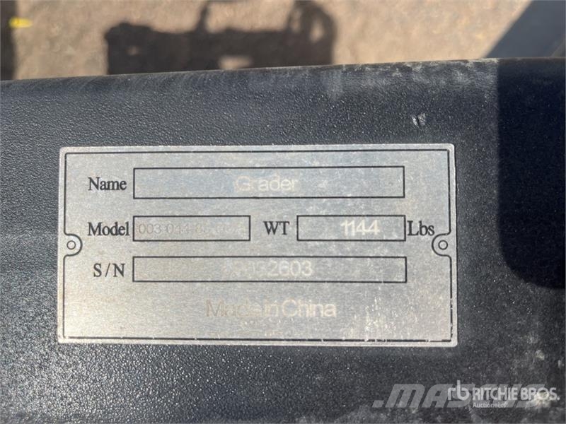 Suihe 2450 mm Skid Steer Grader (Unused) Other components