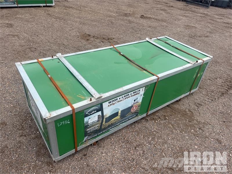 Suihe C2040-420gPVC 20 ft x 40 ft Container Shelter (Unu معدات البناء - غير ذلك