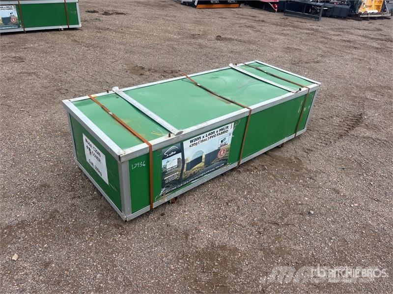 Suihe C2040-420gPVC 20 ft x 40 ft Container Shelter (Unu معدات البناء - غير ذلك