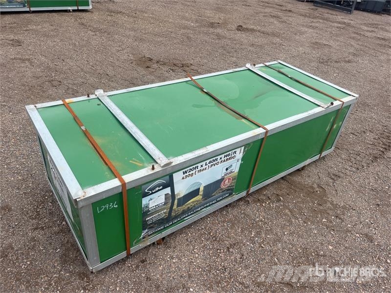 Suihe C2040-42gPVC 20 ft x 40 ft Container Shelter (Unus Építőipar - Egyebek