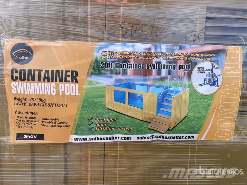 Suihe CSP 20 ft Container Swimming Pool (Unused) Autre remorque