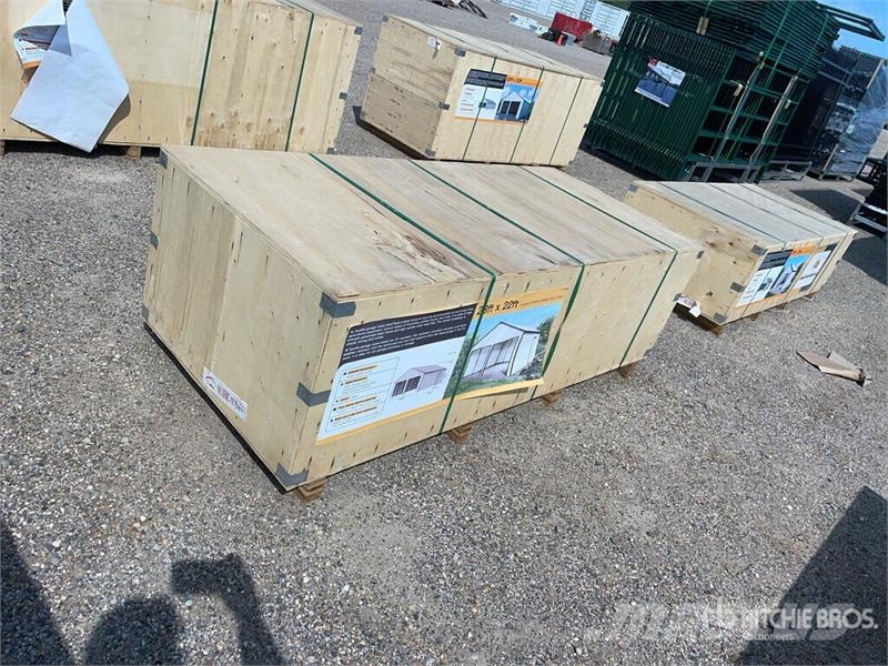 Suihe GS2322 23 ft x 22 ft Double Garage Metal (Unused) Сгради от стоманена конструкция
