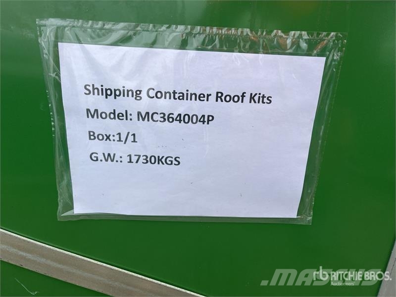 Suihe MC364004P 36 ft x 40 ft Container Shelter (Unused) 建設機械 -　その他